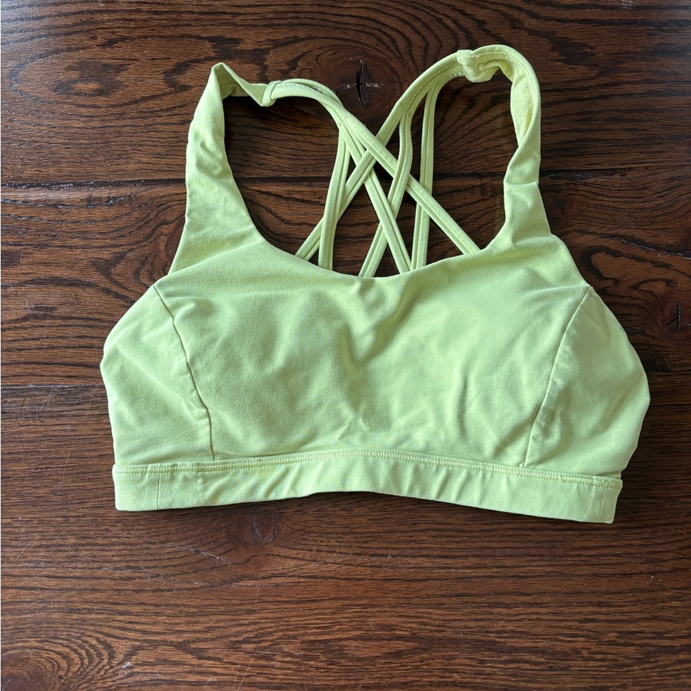 Lululemon Free To Be Serene Sports Bra In Clear Mint View 3